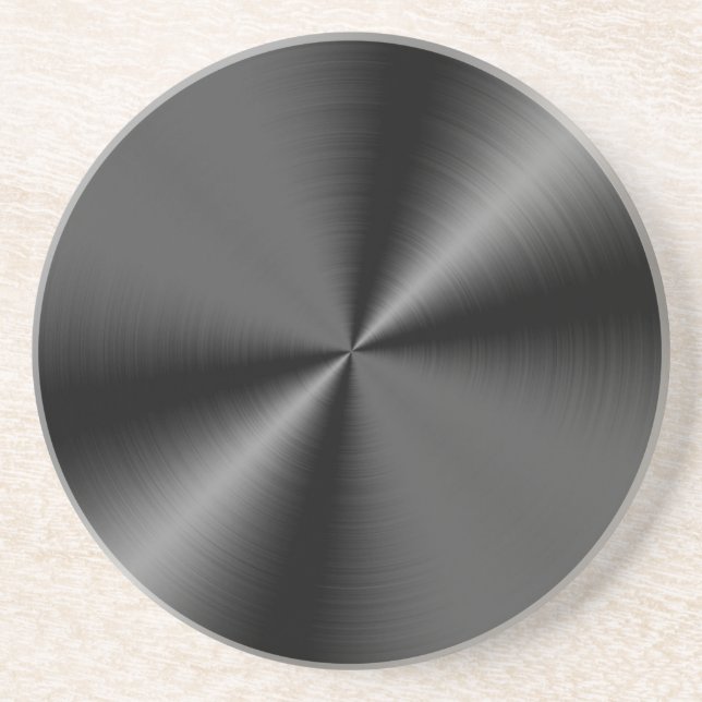 Metal Style Sandstone Coaster (Front)