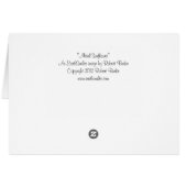 Metal Sunflower Cards (Back Horizontal)