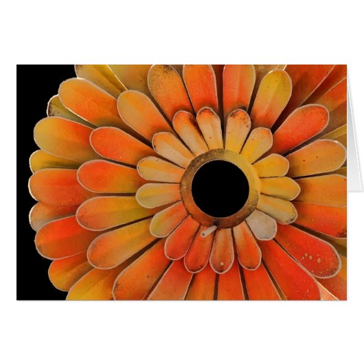 Metal Sunflower Cards (Front Horizontal)