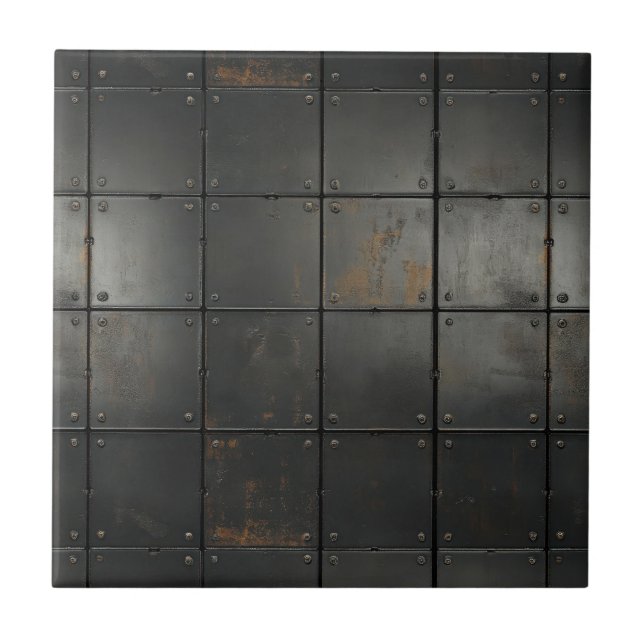 Metal Texture Ceramic Tile (Front)
