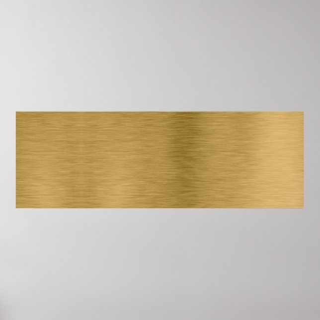 Metal texture gold surface poster (Front)