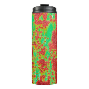 Metal texture with scratches and cracks effect, ab thermal tumbler