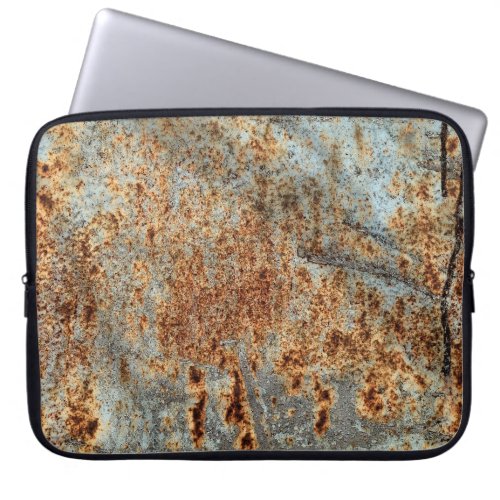 Metal texture with scratches and cracks Vintage d Laptop Sleeve