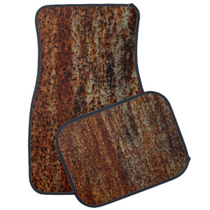 Metal texture with scratches and cracksabstract, a car floor mat