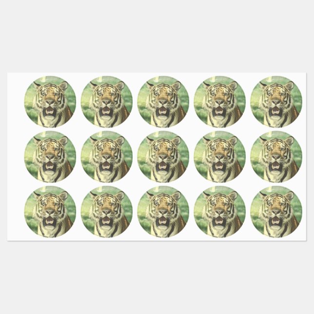 metal tiger labels (Sheet)