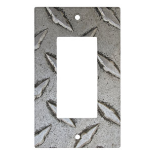 Metal Treads Rocker Light Switch Cover