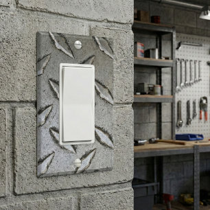 Metal Treads Rocker Light Switch Cover