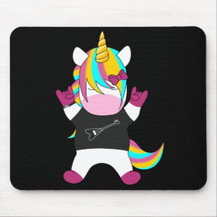 Metal Unicorn Mouse Pad