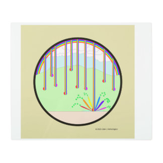 Metal Wall Art, 8" x 8" Print