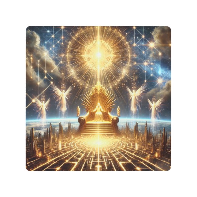 Metal Wall Art 🔥Divine Throne of Light 🔥 (Front)