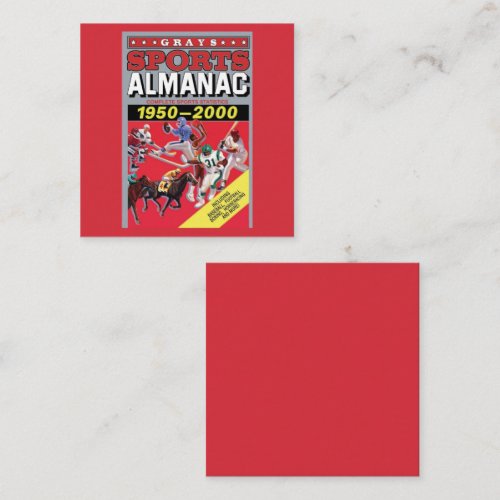 Metal Wall Art Sports Almanac Loyalty Card