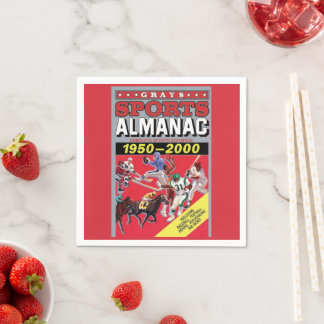 Metal Wall Art  Sports Almanac Napkins