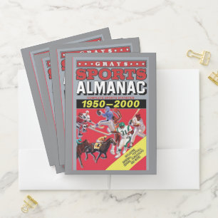 Metal Wall Art Sports Almanac Pocket Folder