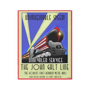 Metal Wall Art - The John Galt Line