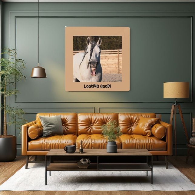 Metal War Art Horse With Braids Funny  (Creator Uploaded)