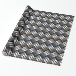 Metal Weave 5A-5B Image Options Wrapping Paper