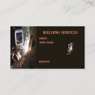 Metal Welder Fabricator Business Card