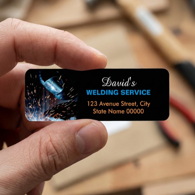Metal Welding Fabrication Address Label (Creator Uploaded)