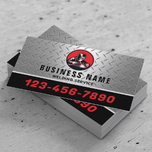 Metal Welding & Fabrication Professional Welder Business Card