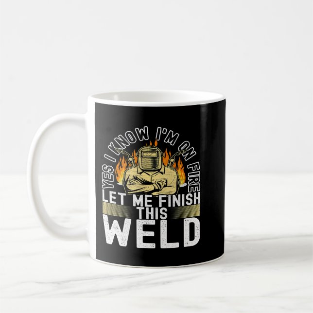 Metal Worker Steel Welding Merch Welder 3 68 Coffee Mug (Left)