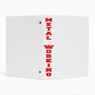 Metal Working Mini Binder
