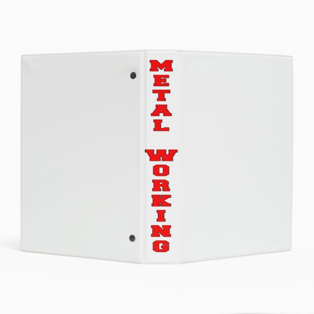 Metal Working Mini Binder (Background)