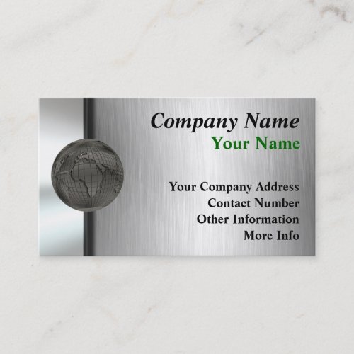 Metal World Business Cards
