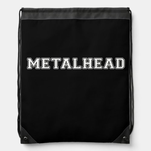 Metalhead Drawstring Bag