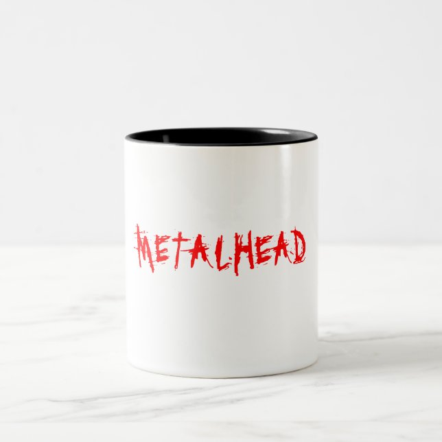 METALHEAD Two-Tone COFFEE MUG (Center)