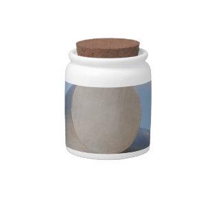 Metalic Blue Skies Candy Jar