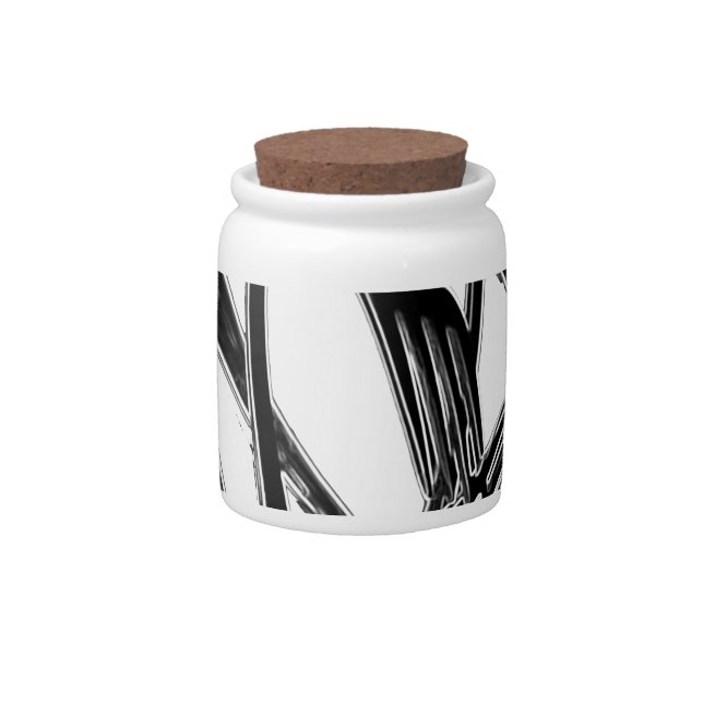 Metalic Candy Jar (Front)