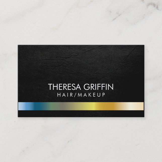 Metalic Colors Business Card (Front)