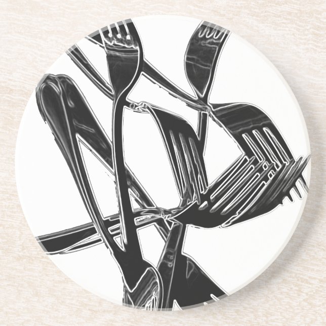 Metalic Drink Coaster (Front)