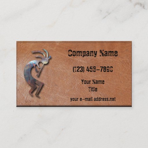 Customizable Kokopelli Business Cards