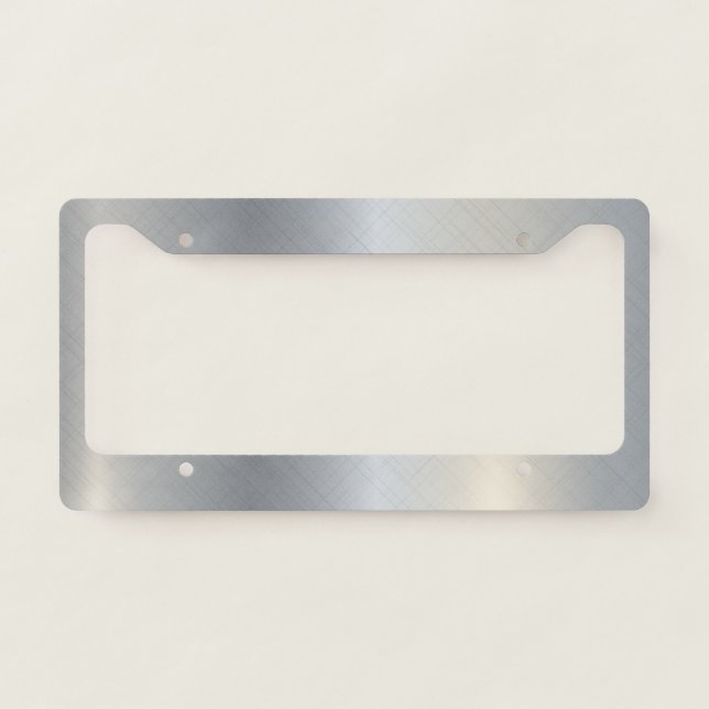 Metallic 3d license plate frame (Front)