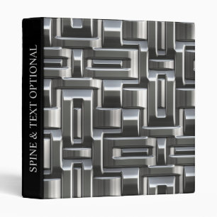 Metallic Abstract Weave Options 1A-1D Binders