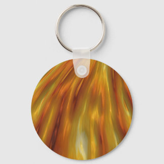 Metallic Amber Waves Of Grain Keychain