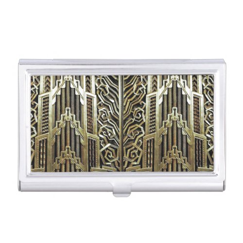 Metallic art nouveau design vintageelegantchic business card case