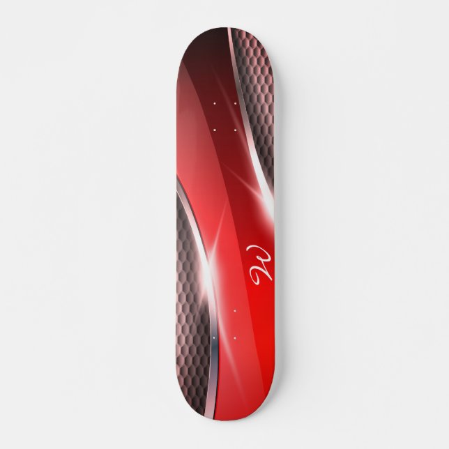 Metallic Background Art 1 Skateboard Deck (Front)