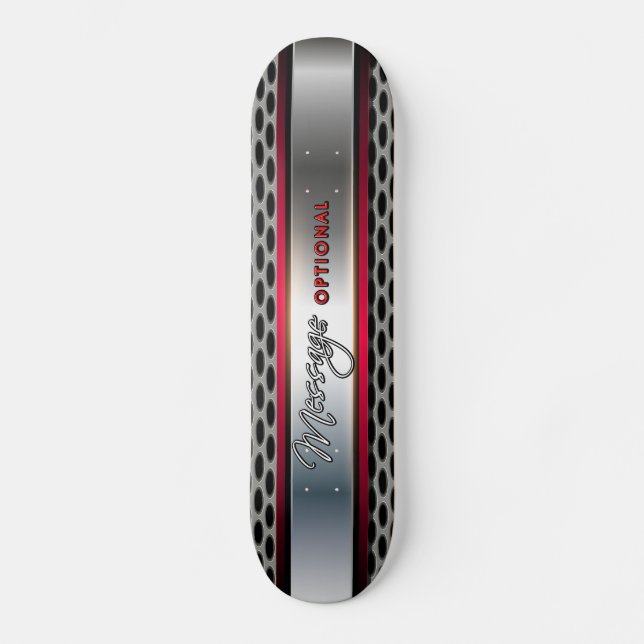 Metallic Background Art 5A Skateboard Deck (Front)