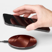  metallic background, geometric design wireless ch wireless charger  (Hand)