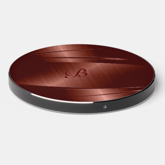  metallic background, geometric design wireless ch wireless charger  (Front 2)