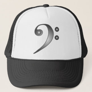 Metallic Bass Clef Trucker Hat