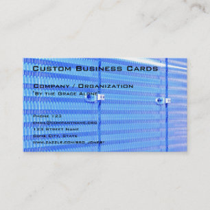 Metallic Blue Business Card