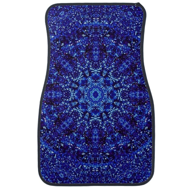 Metallic Blue Car Mat (Front)
