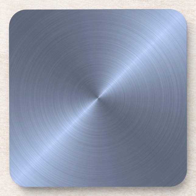 Metallic Blue Coaster (Front)