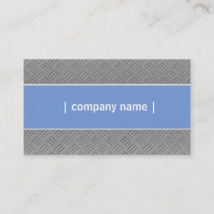 Metallic Blue Elegant Business Card