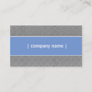 Metallic Blue Elegant Business Card