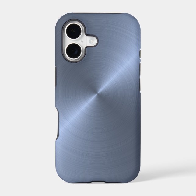 Metallic Blue Iphone Case (Back)