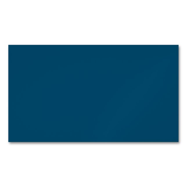 Metallic Blue,Slate Blue,Smalt Blue, Business Card Magnet (Front)